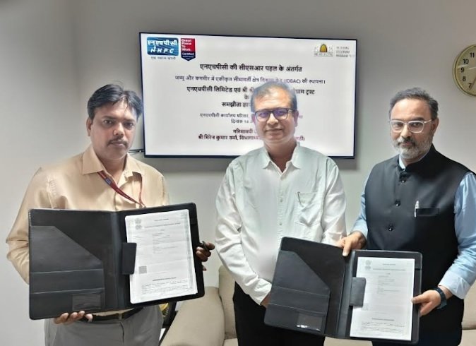 Gurudev Sri Sri Ravi Shankar's AOL-SSRDP Partners with NHPC to Launch Integrated Border Area Development Centre in Jammu
